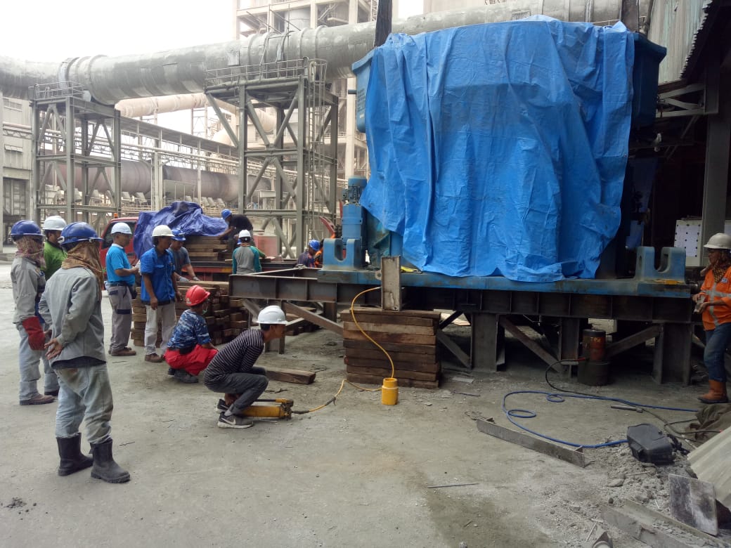 Relocate Gear Box Semen Tonasa  V