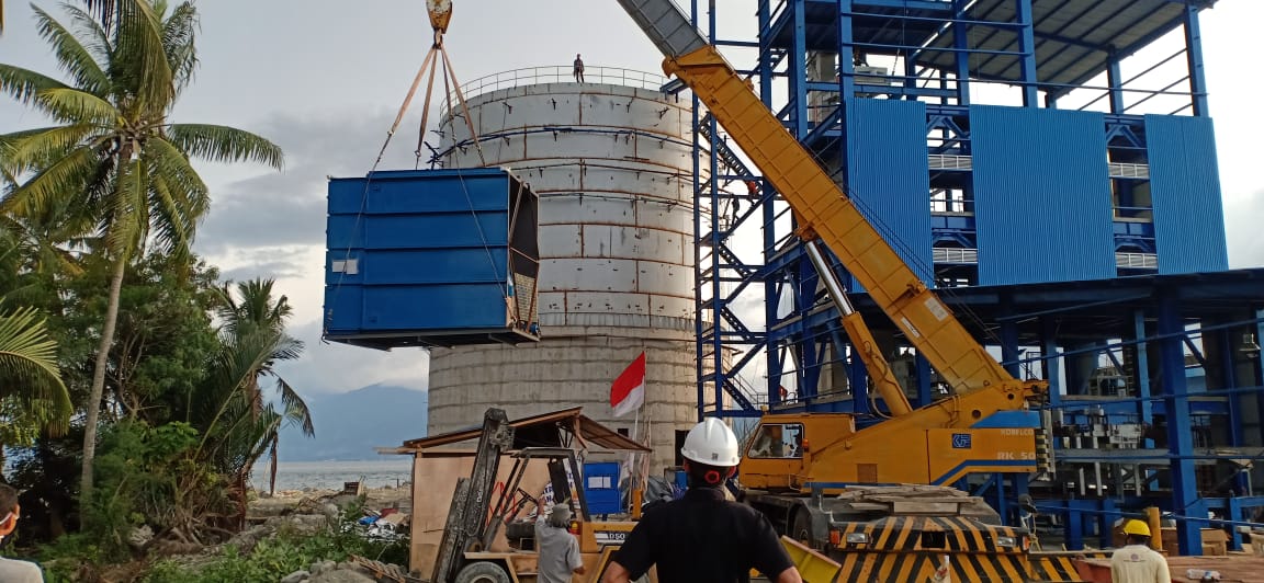 Handling Material Import Packing Plant Semen Tonasa Palu SulTeng