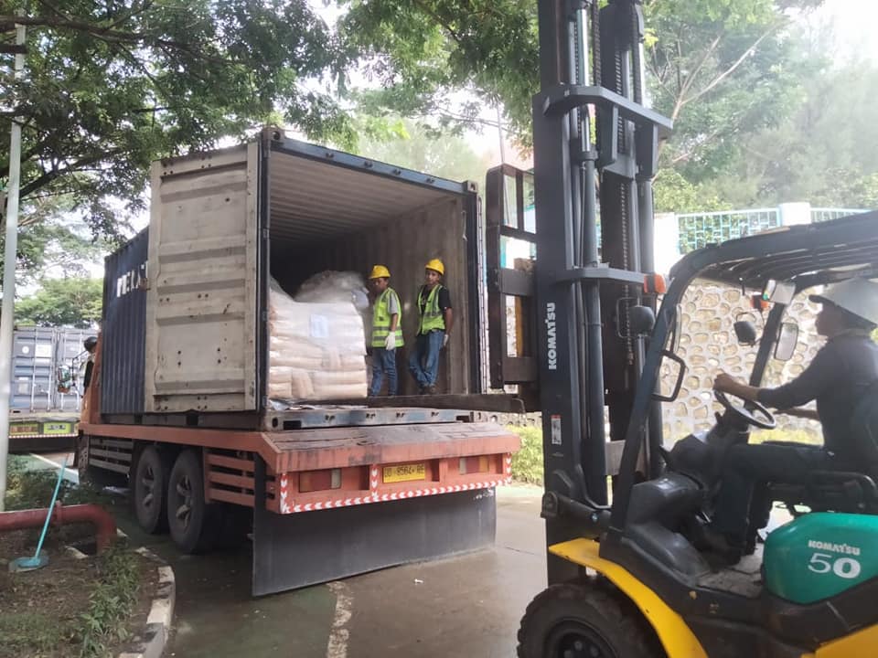 Angkutan Refractory bricks @ PLTU Barru. 2021
