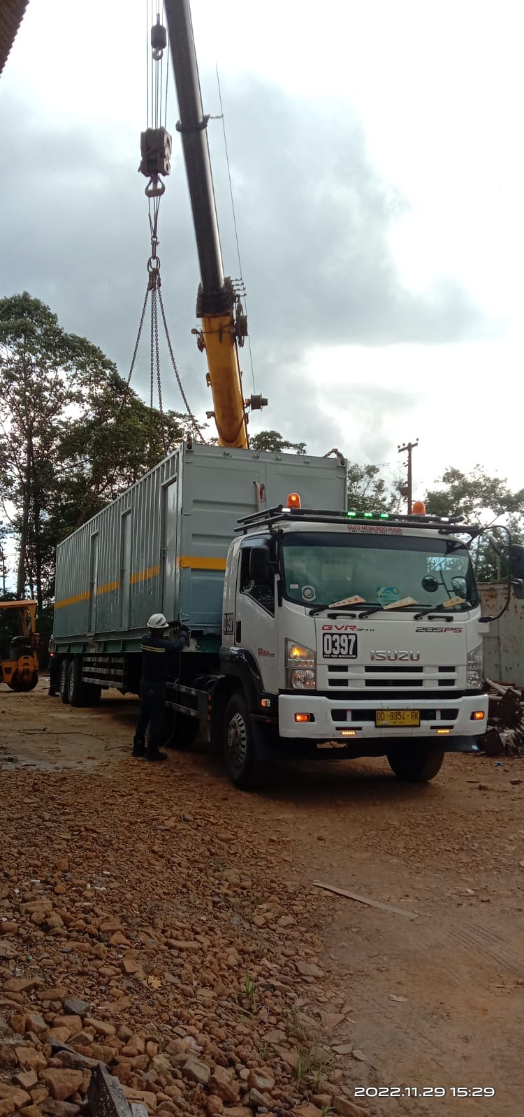 Transport Container to  Morowali. (1 Des 2022)